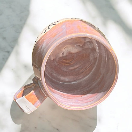 Kubek ceramiczny Pottery w kolorze śliwki