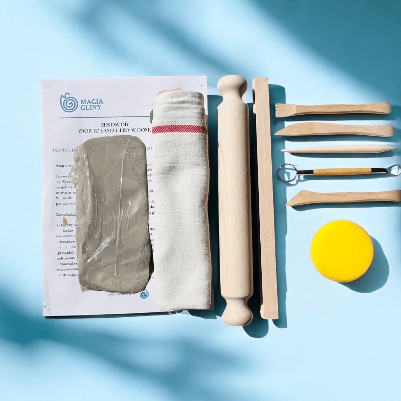 DIY Zestaw z gliną dla dzieci i dorosłych