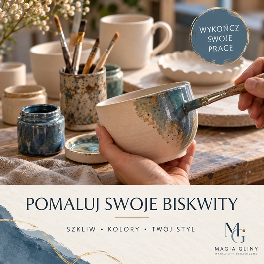 Szkliwienie ceramiki| Dokończ  swoje prace| Magia Gliny