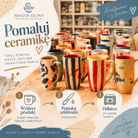Pomaluj Ceramikę | Magia Gliny