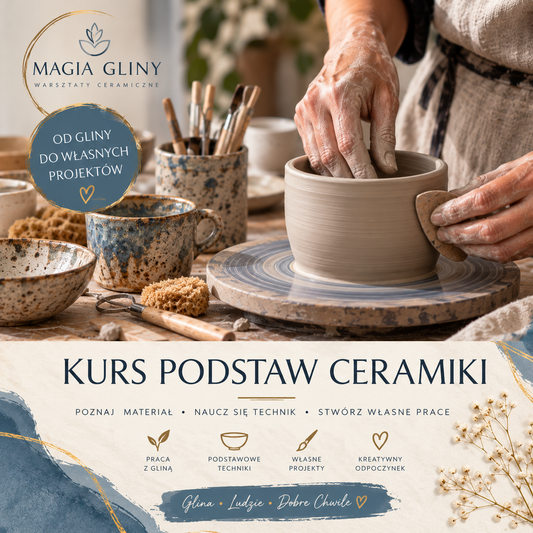 Podstawy Ceramiki - Kompletny Kurs dla początkujących 2 x 4h